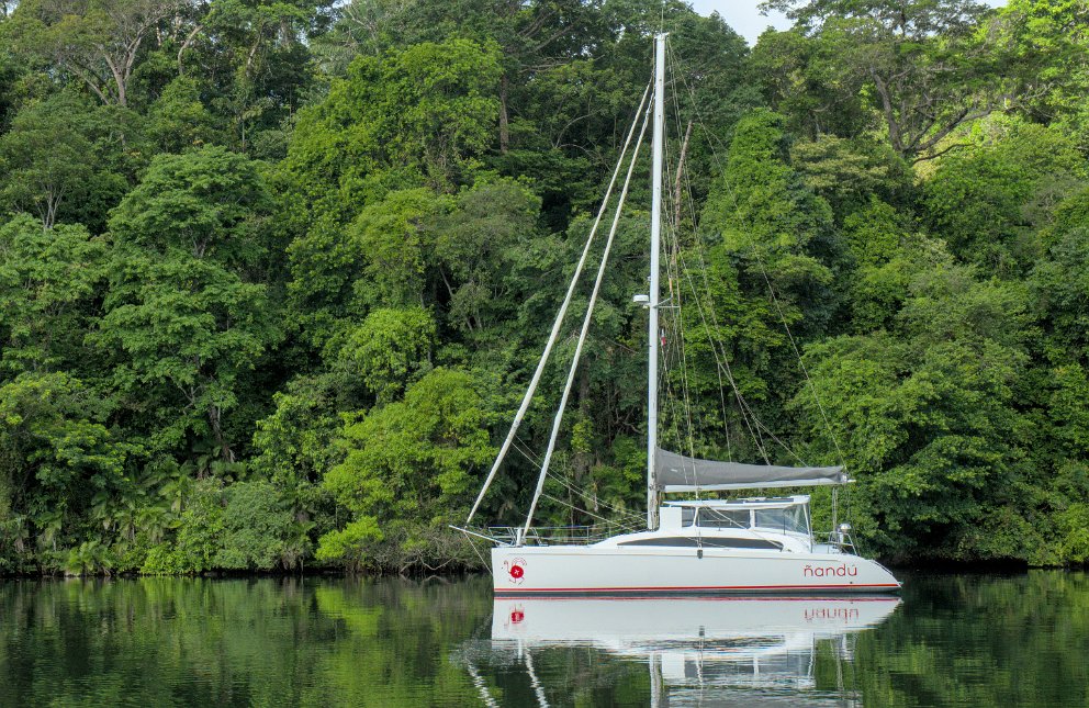 Anchored in Río Chagres